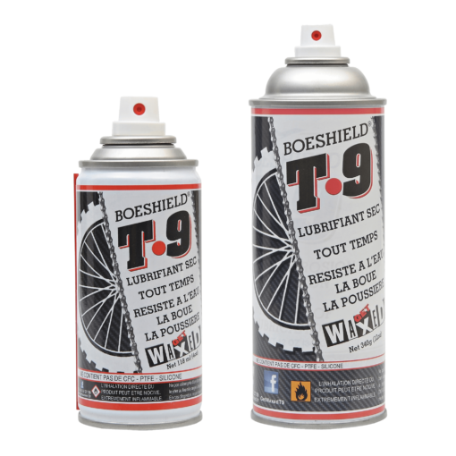 Lubrifiant Boeshield T9 disponible en spray de 118ml et 355ml
